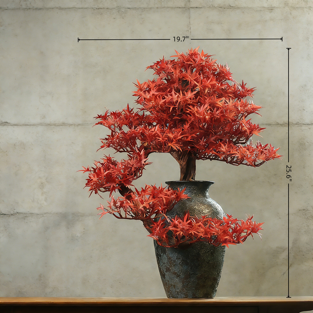 Handmade Bonsai Tree Art With Natural Wood And Ceramic Vase, Centerpieces Decoration For Home, Table, Office. Indoor Plant Gift
