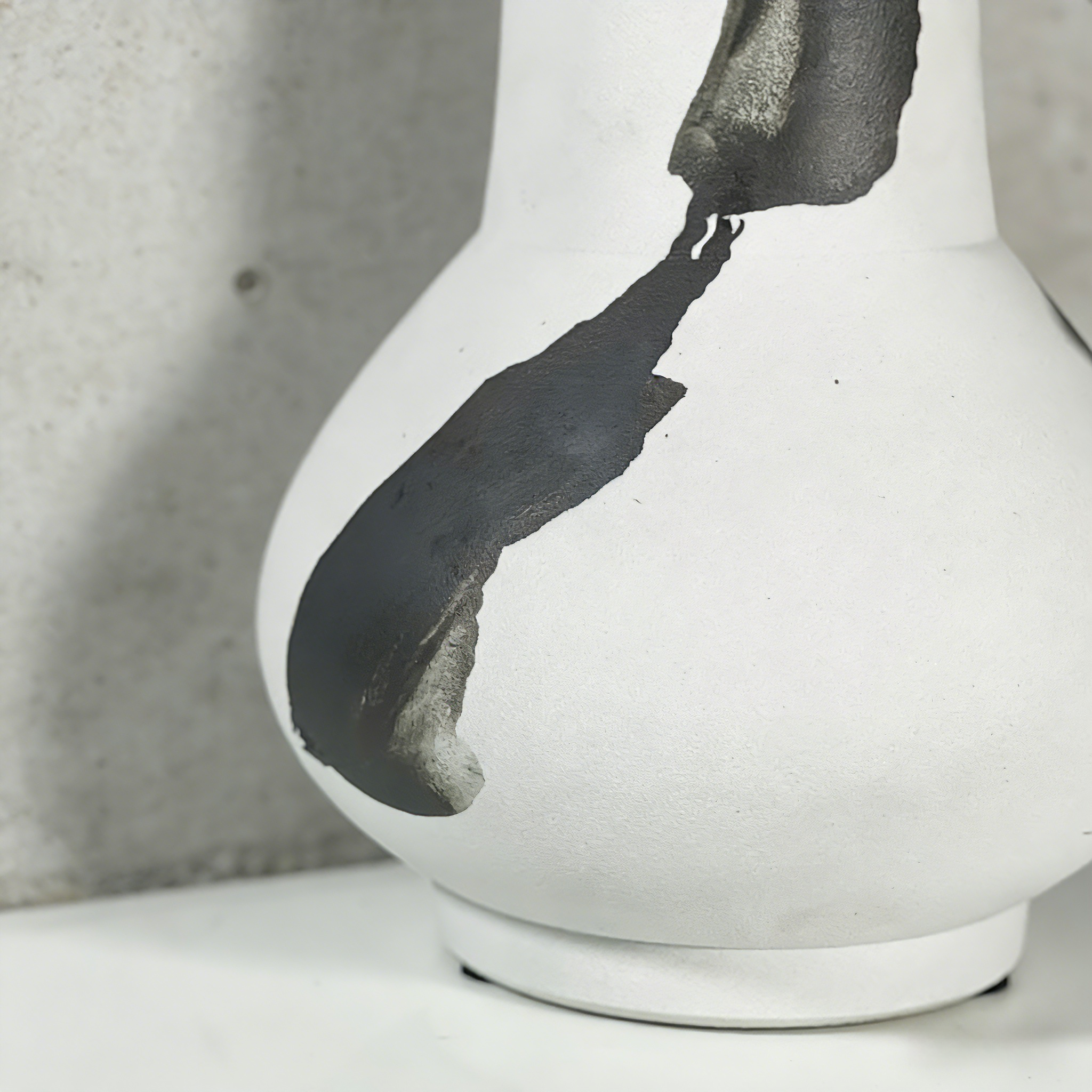 Unique Handmade Artificial Floral Art With Natural Wood Branch Arrangement In Ceramic Vase. Indoor Plant Gift For Home & Office
