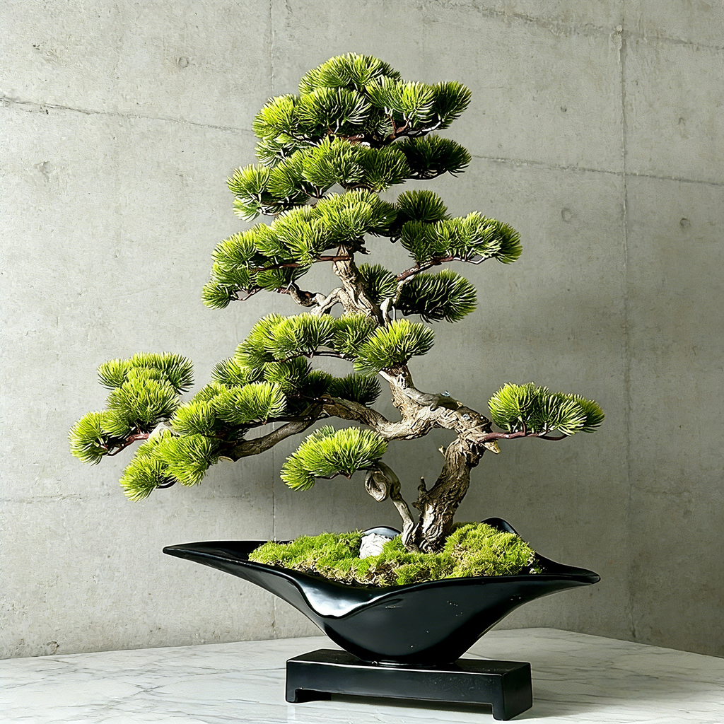 Handmade Bonsai Tree Art With Natural Wood, Zen Style Home Or Commercial Decoration