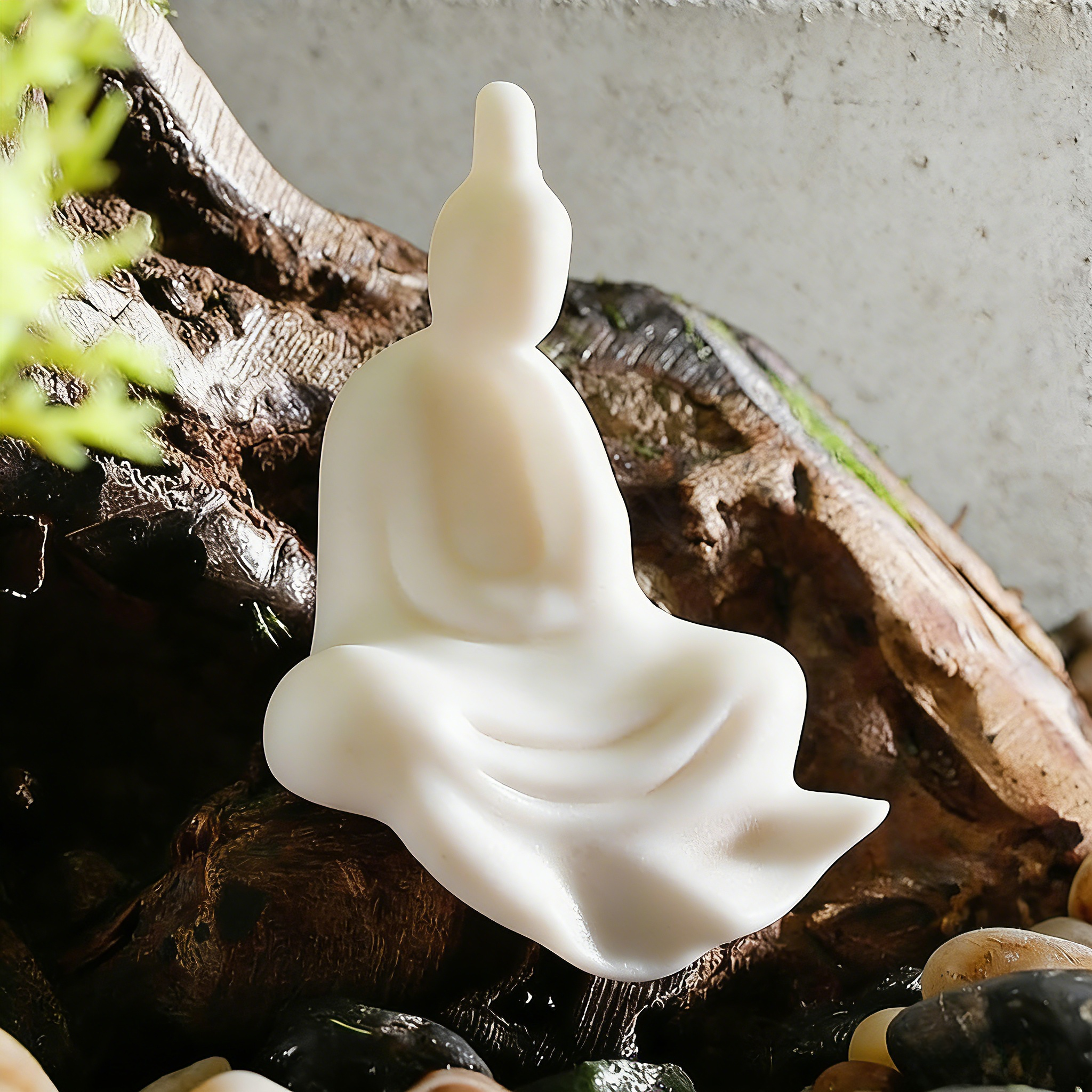 Handmade Bonsai Tree Art With Natural Wood And Stone, Zen Style Home And Office Decor
